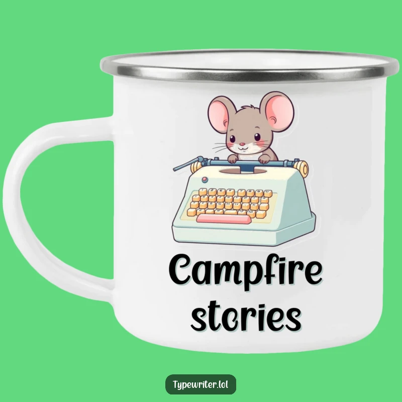 Funny Mouse Campfire Mug: Whimsical Character's Giant Adventures - Hilarious Outdoor Gift