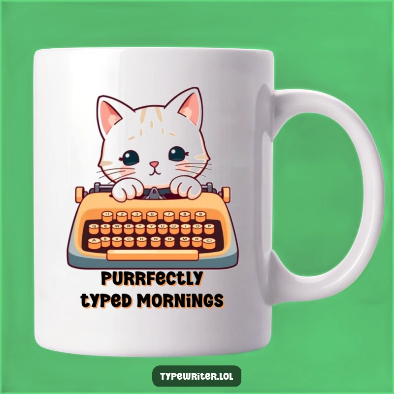Funny Cat Writer Mug: Paw-typing Feline Author, a Hilarious Funny Gift for Writers